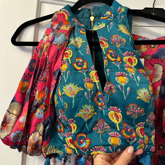 NWT Kynah Diya Rajvvir Dhoti Set with bag - Picture 6 of 11